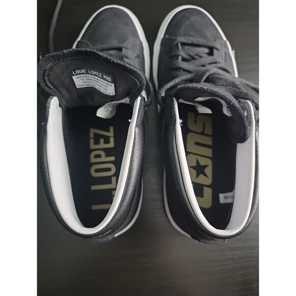 Converse Louie Lopez Pro Mid Shoes Black White 171331C Men's Size 7 Women's 8.5 - Picture 7 of 8